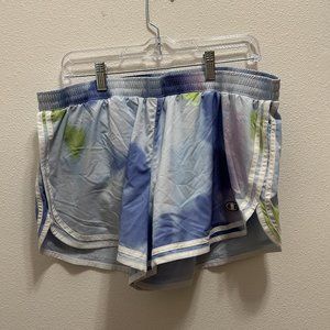 Blue Tie Dye Champion Shorts Size XL